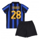 Inter Milan Benjamin Pavard #28 Replike Domaci Dres za djecu 2026-27 Kratak Rukav (+ Kratke hlače)